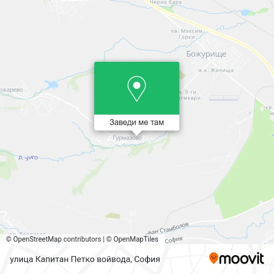улица Капитан Петко войвода карта