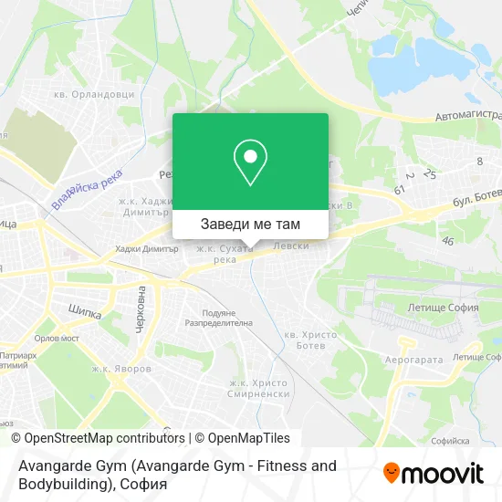 Avangarde Gym (Avangarde Gym - Fitness and Bodybuilding) карта
