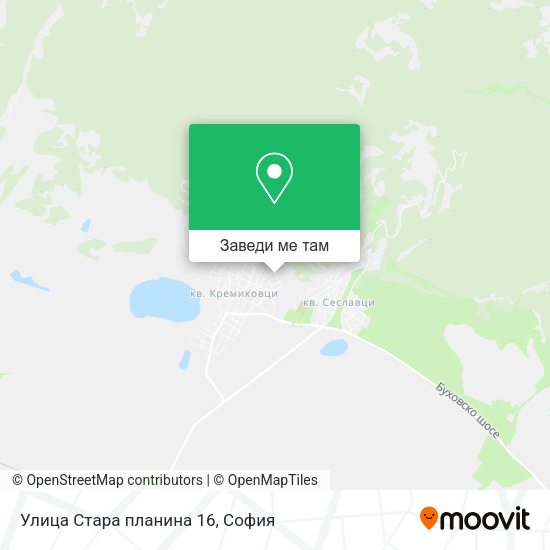 Улица Стара планина 16 карта