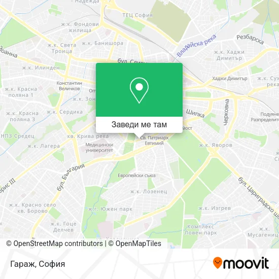 Гараж карта