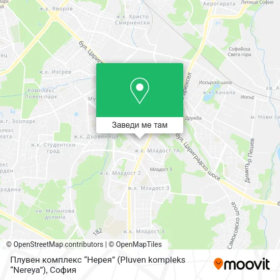 Плувен комплекс “Нерея” (Pluven kompleks “Nereya”) карта