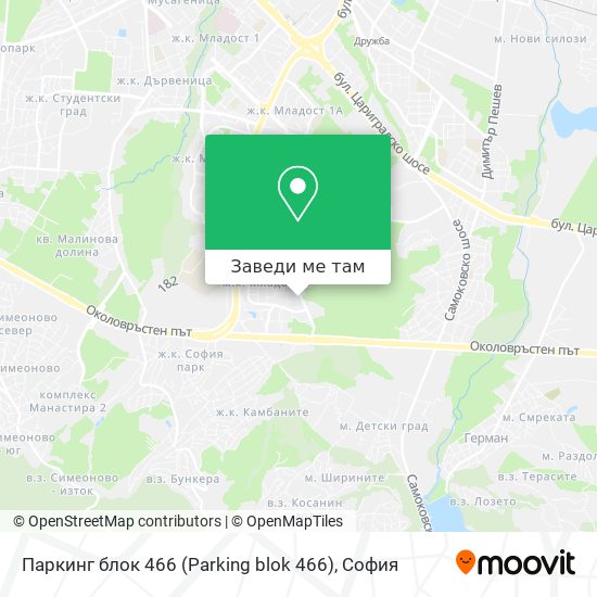 Паркинг блок 466 (Parking blok 466) карта