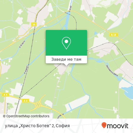 улица „Христо Ботев“ 2 карта