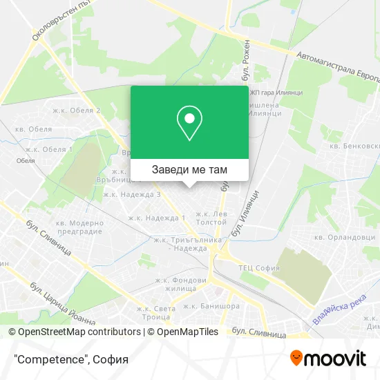 "Competence" карта