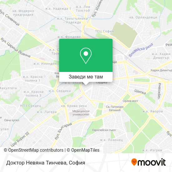 Доктор Невяна Тинчева карта