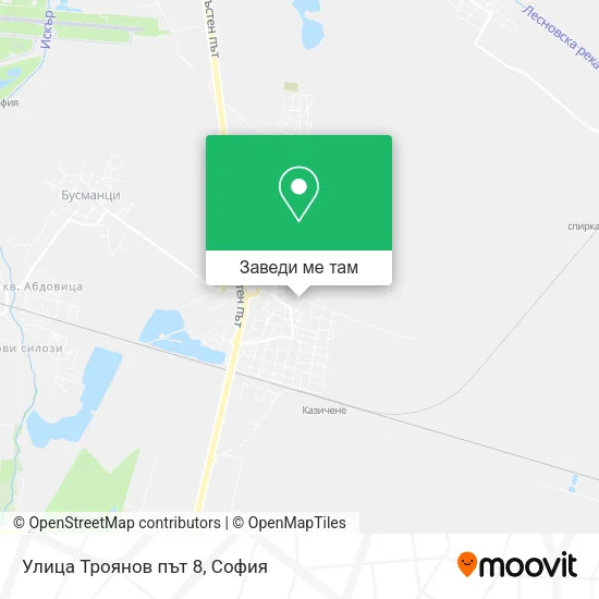Улица Троянов път 8 карта