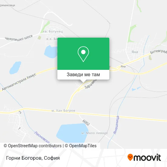Горни Богоров карта