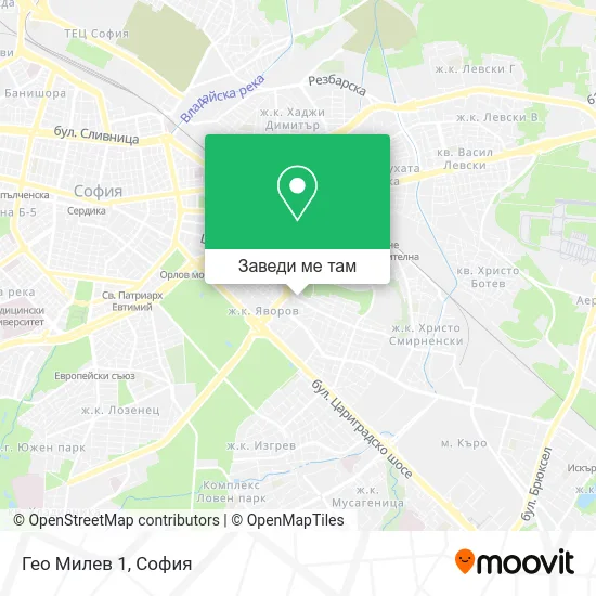 Гео Милев 1 карта