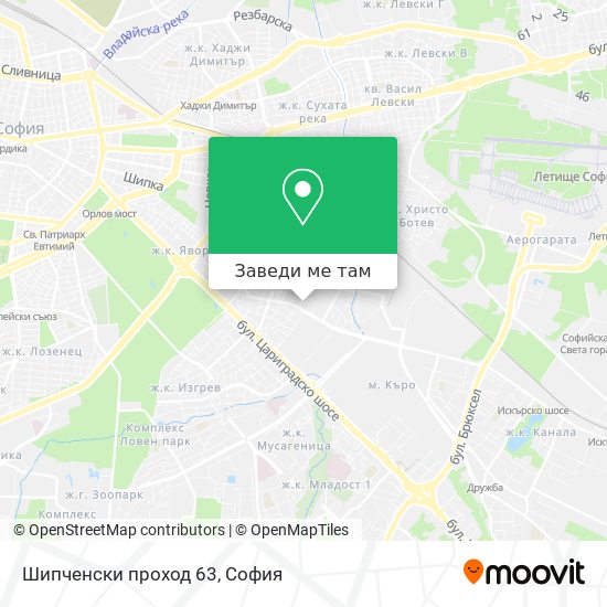 Шипченски проход 63 карта