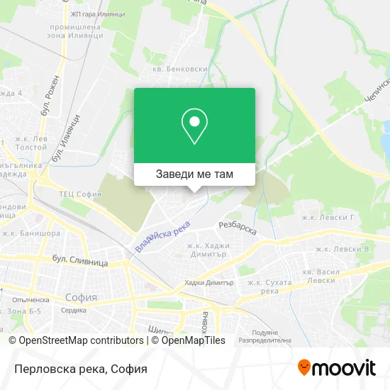 Перловска река карта