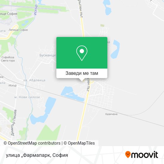 улица „Фармапарк карта