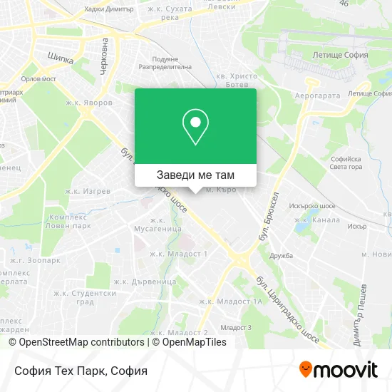 София Тех Парк карта