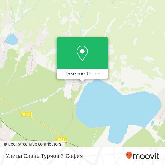 Улица Славе Турчов 2 карта