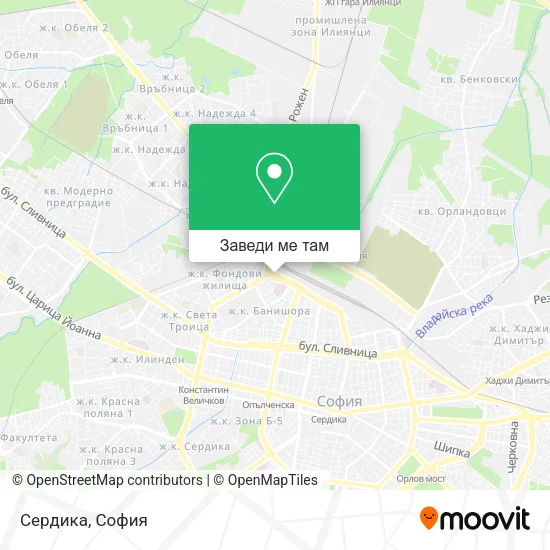 Сердика карта