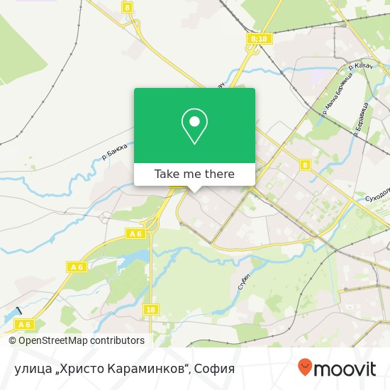 улица „Христо Караминков“ карта