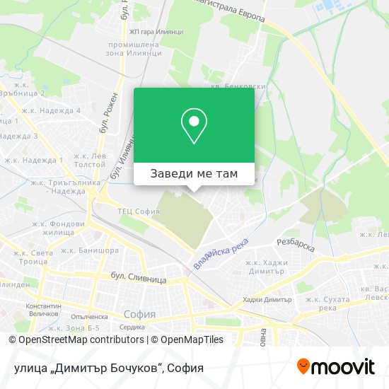 улица „Димитър Бочуков“ карта