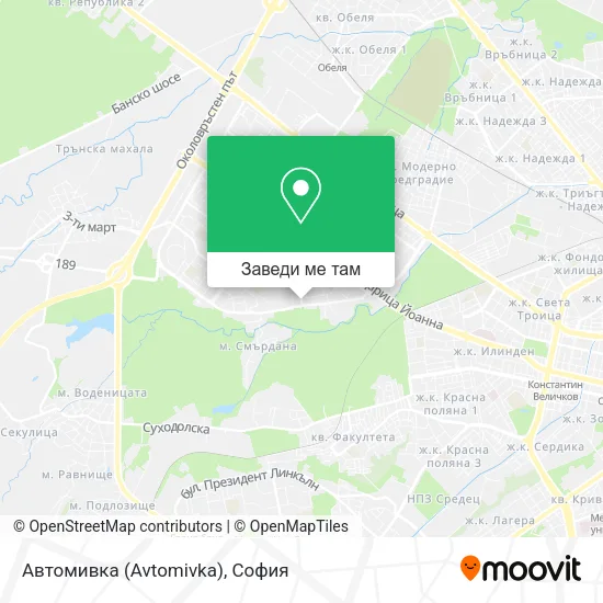 Автомивка (Avtomivka) карта