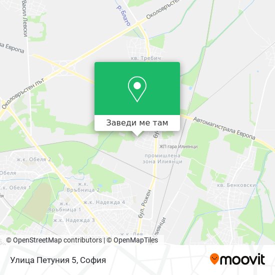 Улица Петуния 5 карта