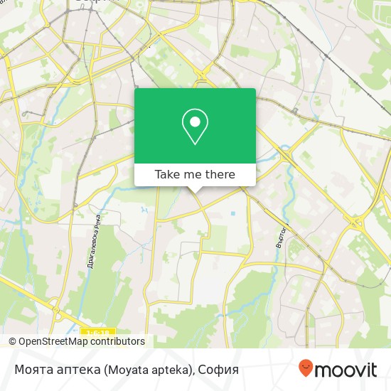 Моята аптека (Moyata apteka) карта