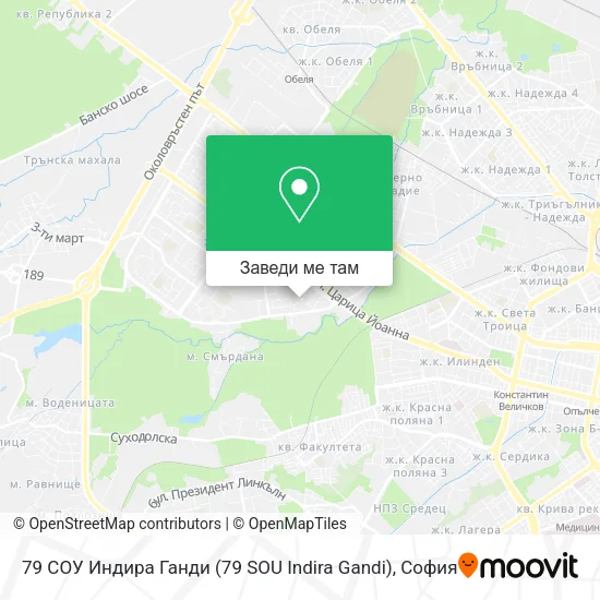 79 СОУ Индира Ганди (79 SOU Indira Gandi) карта