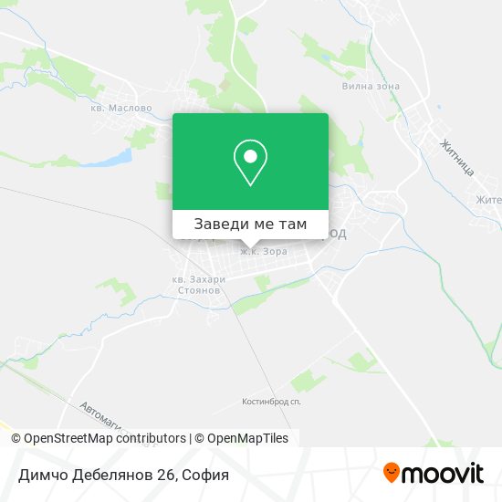 Димчо Дебелянов 26 карта