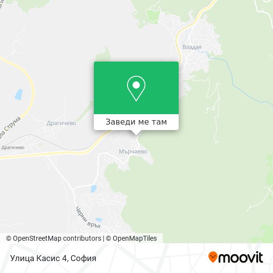 Улица Касис 4 карта