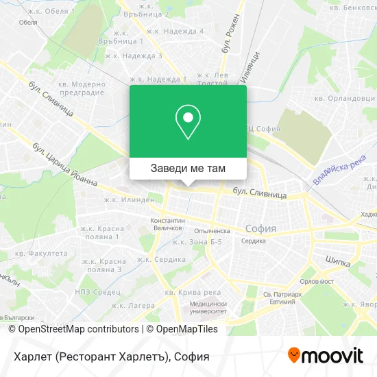 Харлет (Ресторант Харлетъ) карта