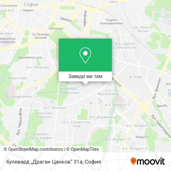 булевард „Драган Цанков“ 31а карта