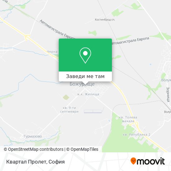 Квартал Пролет карта