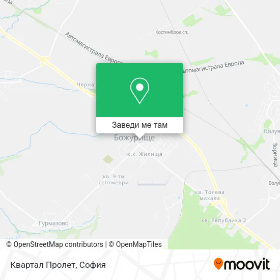 Квартал Пролет карта