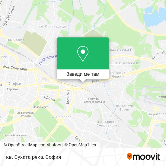 кв. Сухата река карта