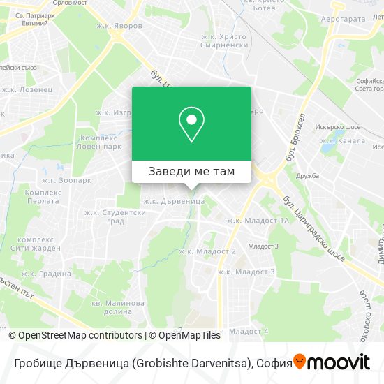 Гробище Дървеница (Grobishte Darvenitsa) карта