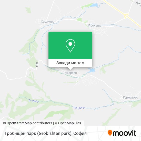 Гробищен парк (Grobishten park) карта