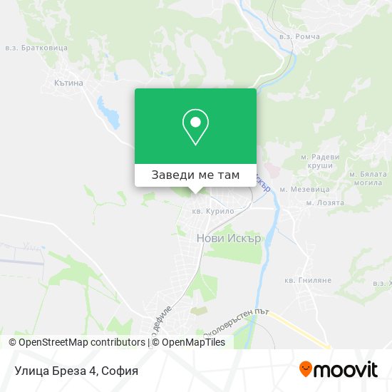 Улица Бреза 4 карта