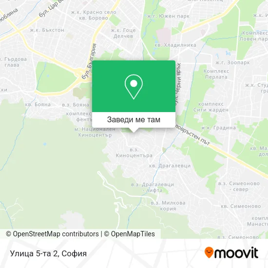 Улица 5-та 2 карта