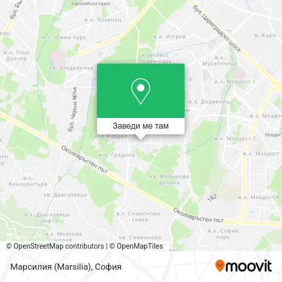 Марсилия (Marsilia) карта
