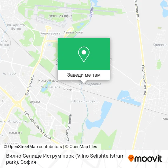 Вилно Селище Иструм парк (Vilno Selishte Istrum park) карта