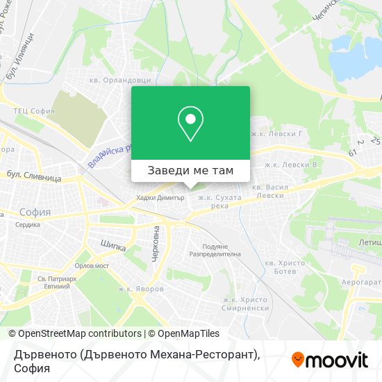 Дървеното (Дървеното Механа-Ресторант) карта