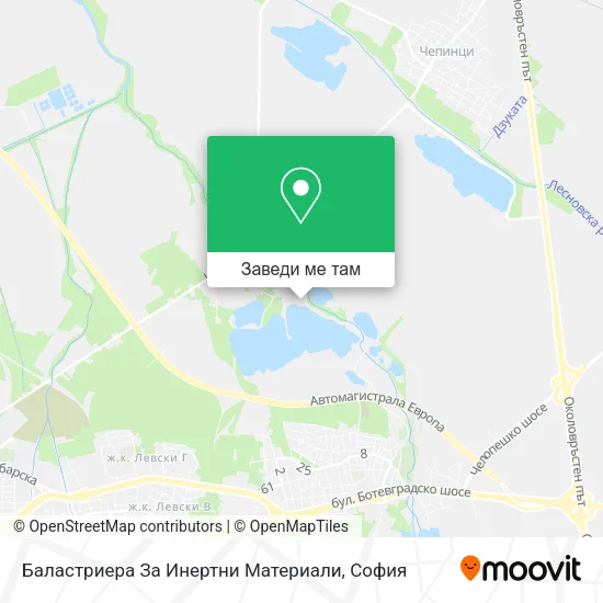 Баластриера За Инертни Материали карта