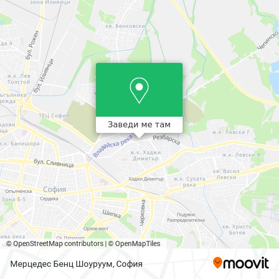 Мерцедес Бенц Шоуруум карта