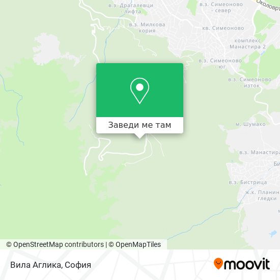 Вила Аглика карта