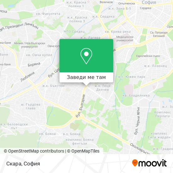 Скара карта