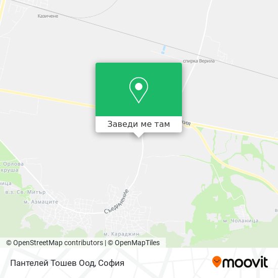 Пантелей Тошев Оод карта