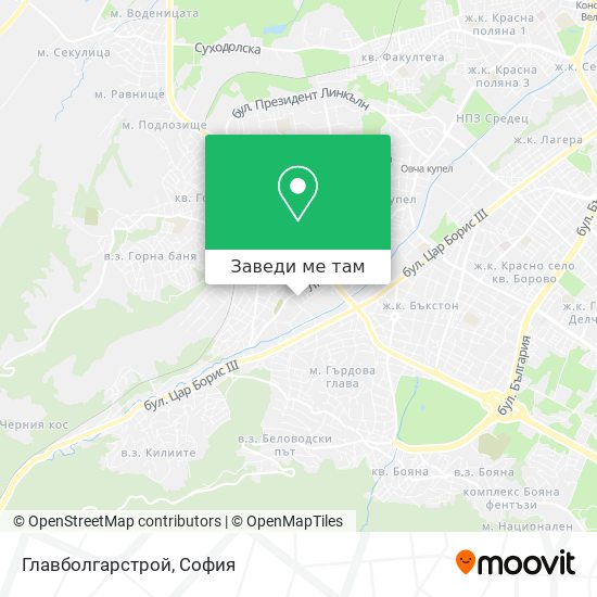 Главболгарстрой карта