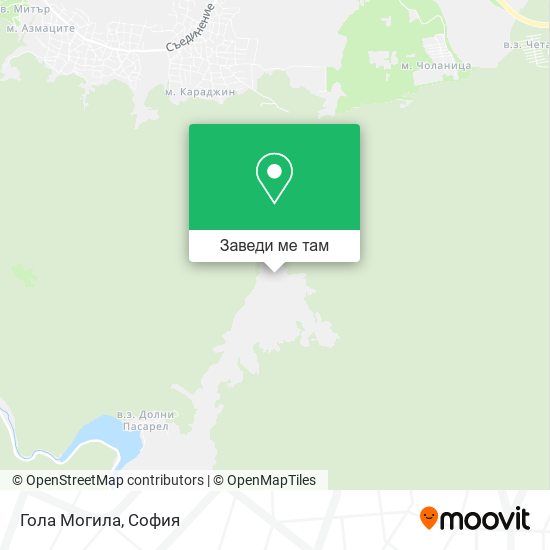 Гола Могила карта