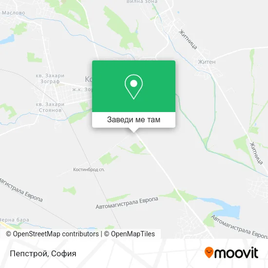 Пепстрой карта