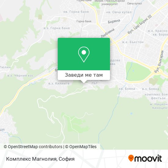 Комплекс Магнолия карта