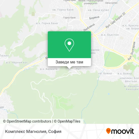 Комплекс Магнолия карта