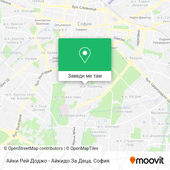 Айки Рей Доджо - Айкидо За Деца карта