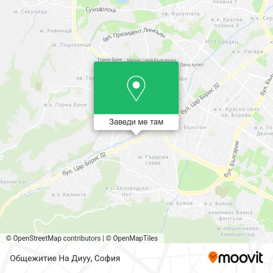 Общежитие На Диуу карта
